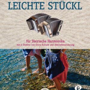 12 brandneue Leichte Stückl für Steirische Harmonika (met 2e stem) (Incl. CD)