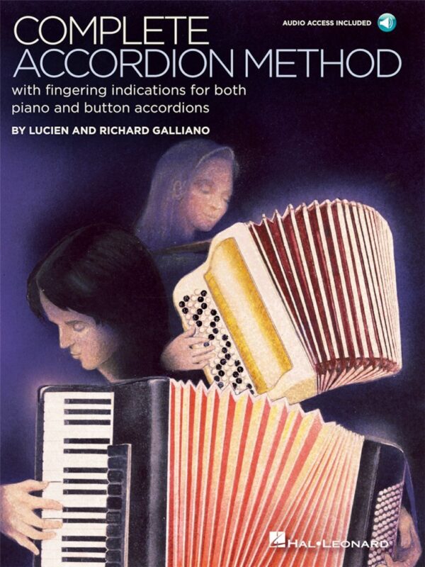 Complete accordion method by Lucien and Richard Galliano (audio access included)